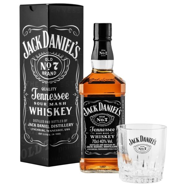 Jack Daniel's c/estuche y vaso